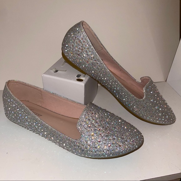 Forever 21 Shoes - Forever Studded Rhinestone Flats